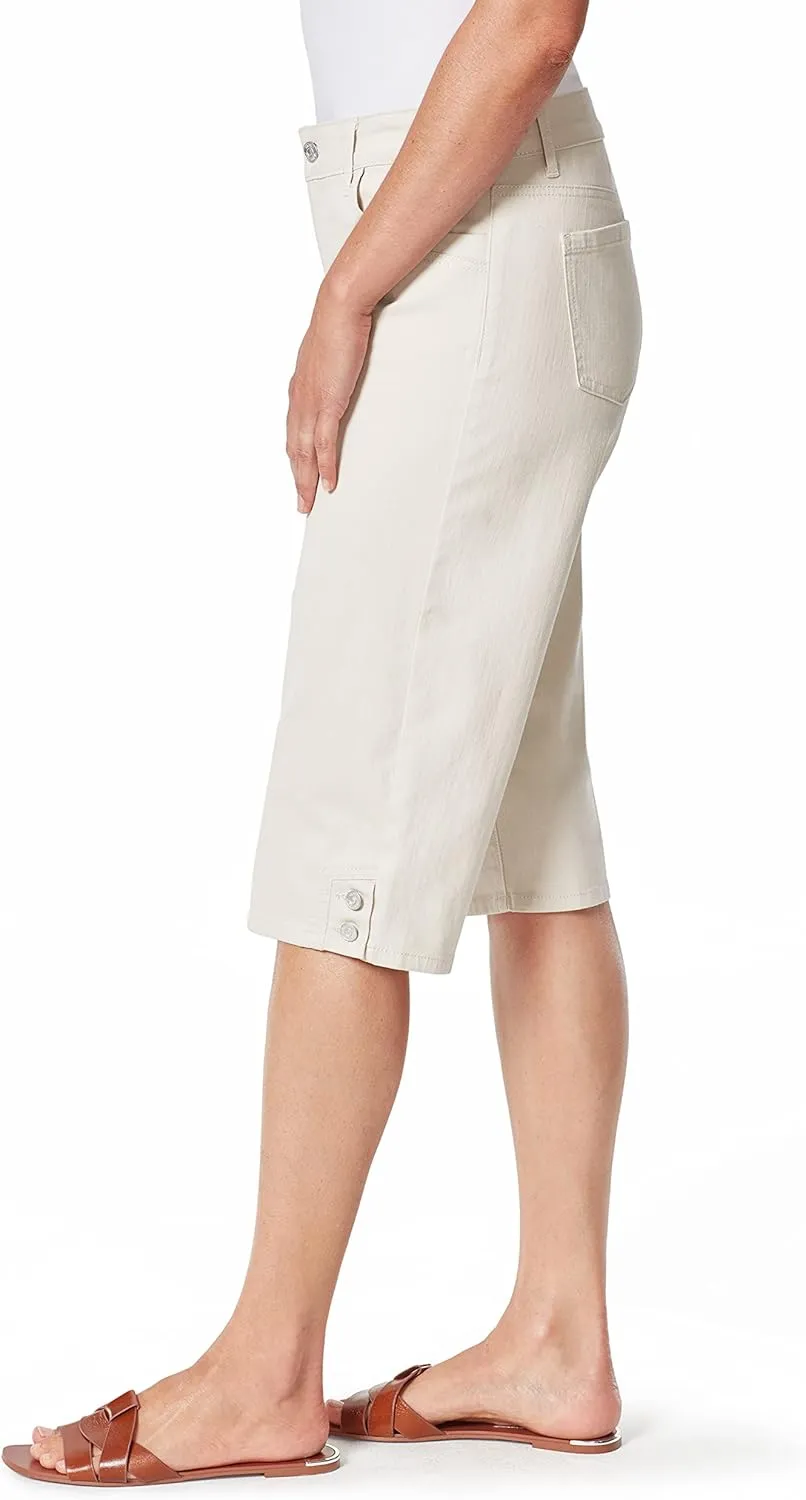 Gloria Vanderbilt Women's Kaia Side Button Skimmer Short