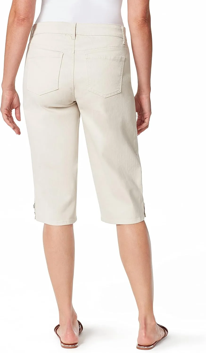Gloria Vanderbilt Women's Kaia Side Button Skimmer Short