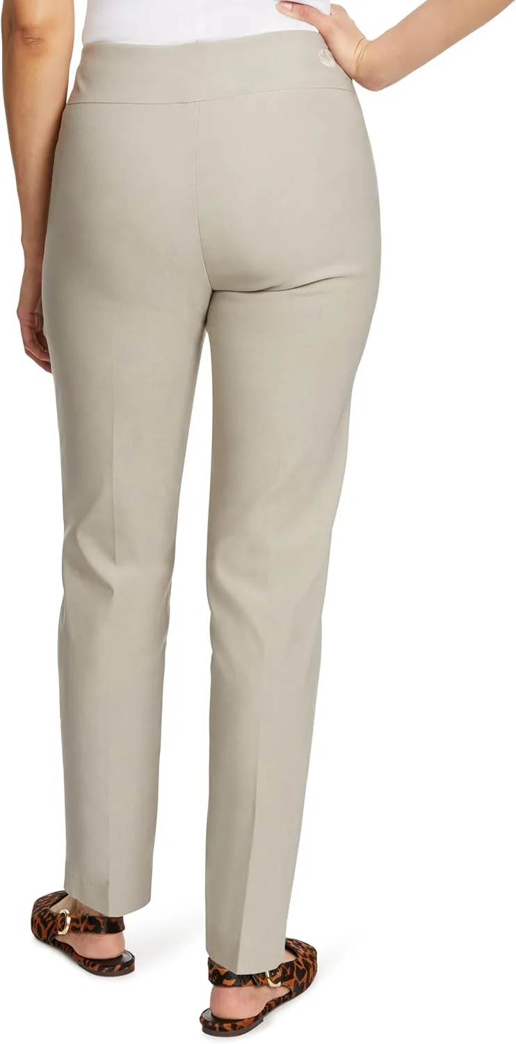 Gloria Vanderbilt Women's Pull on Tummy Slimmer Trouser Pant Standard
