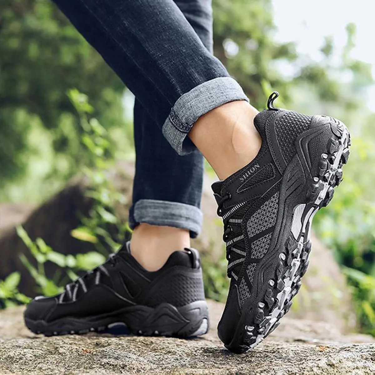 Hiking Shoes Mens Waterproof Mountain Trekking Shoes Women Breathable Walking Shoes Outdoor Sports Winter Boots