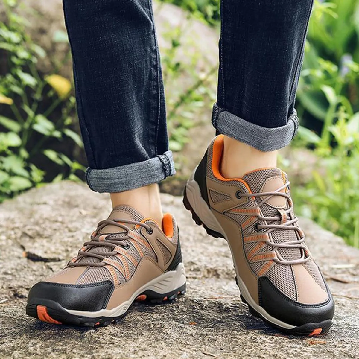 Hiking Shoes Mens Waterproof Mountain Trekking Shoes Women Breathable Walking Shoes Outdoor Sports Winter Boots