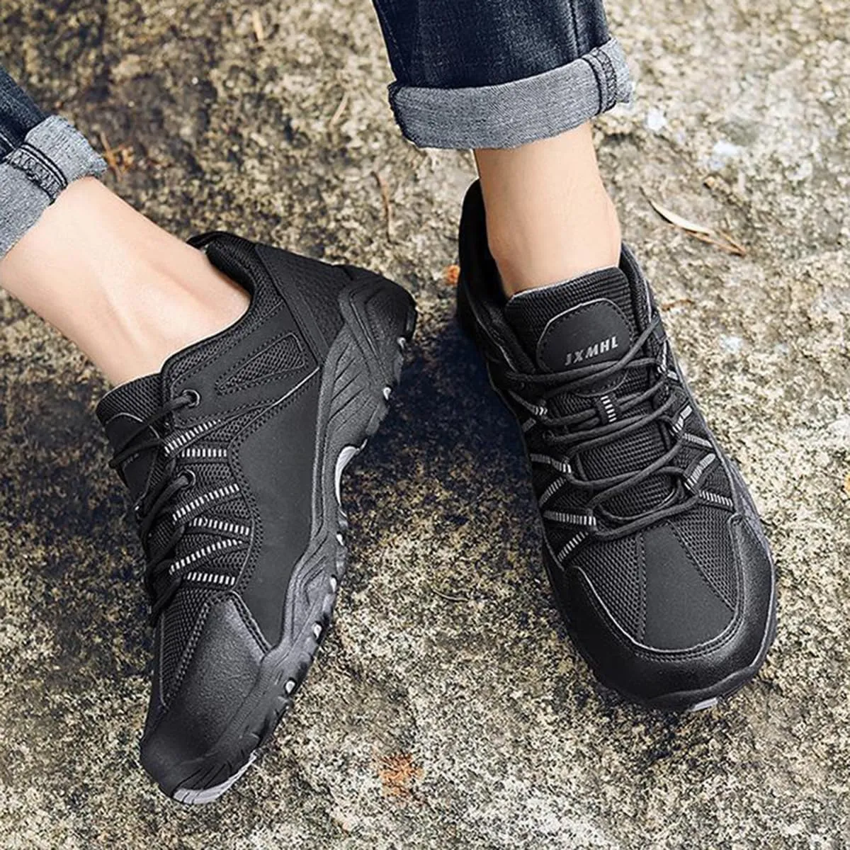 Hiking Shoes Mens Waterproof Mountain Trekking Shoes Women Breathable Walking Shoes Outdoor Sports Winter Boots