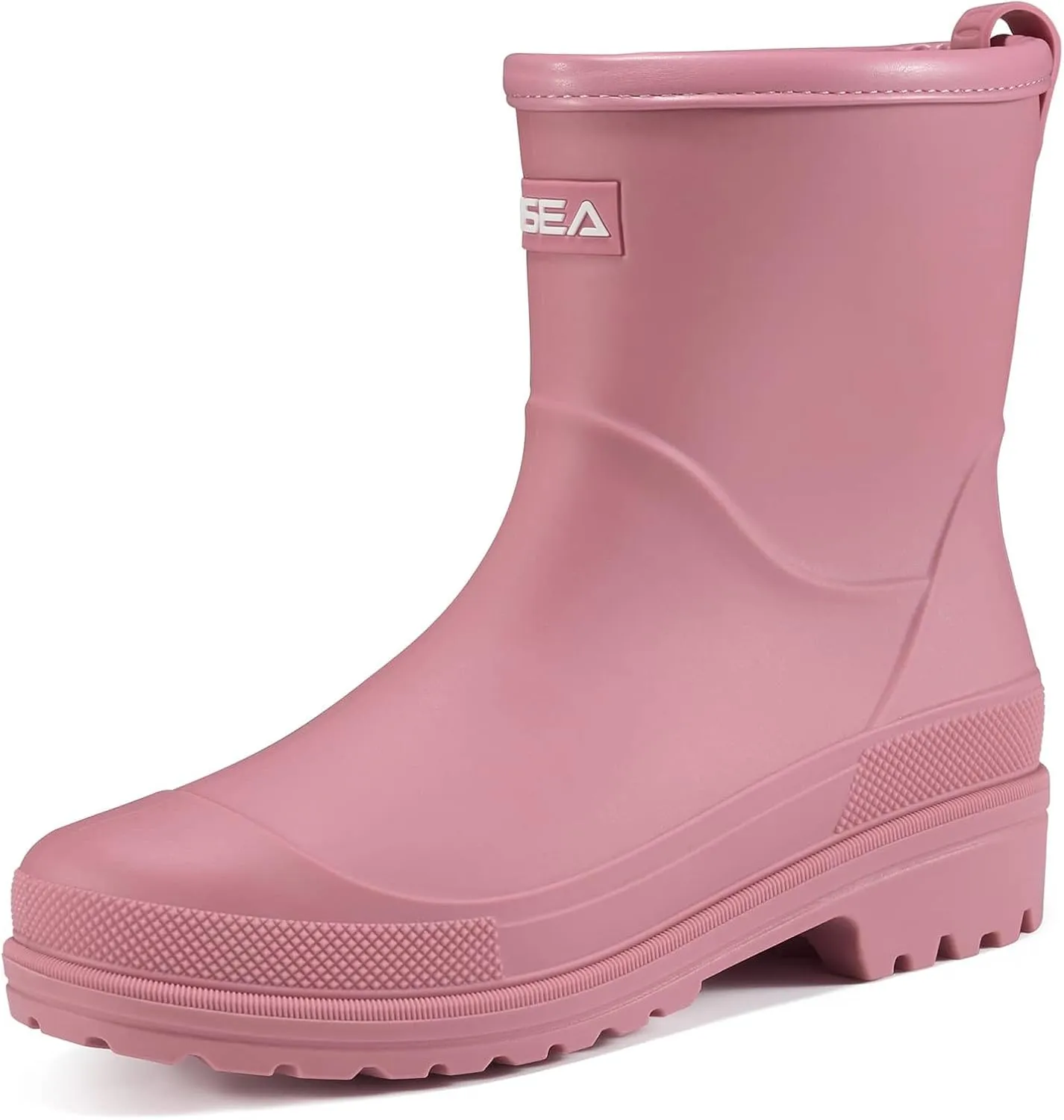 HISEA Women's Rubber Rain Boots Waterproof Short Chelsea Boots for Garden Outdoor