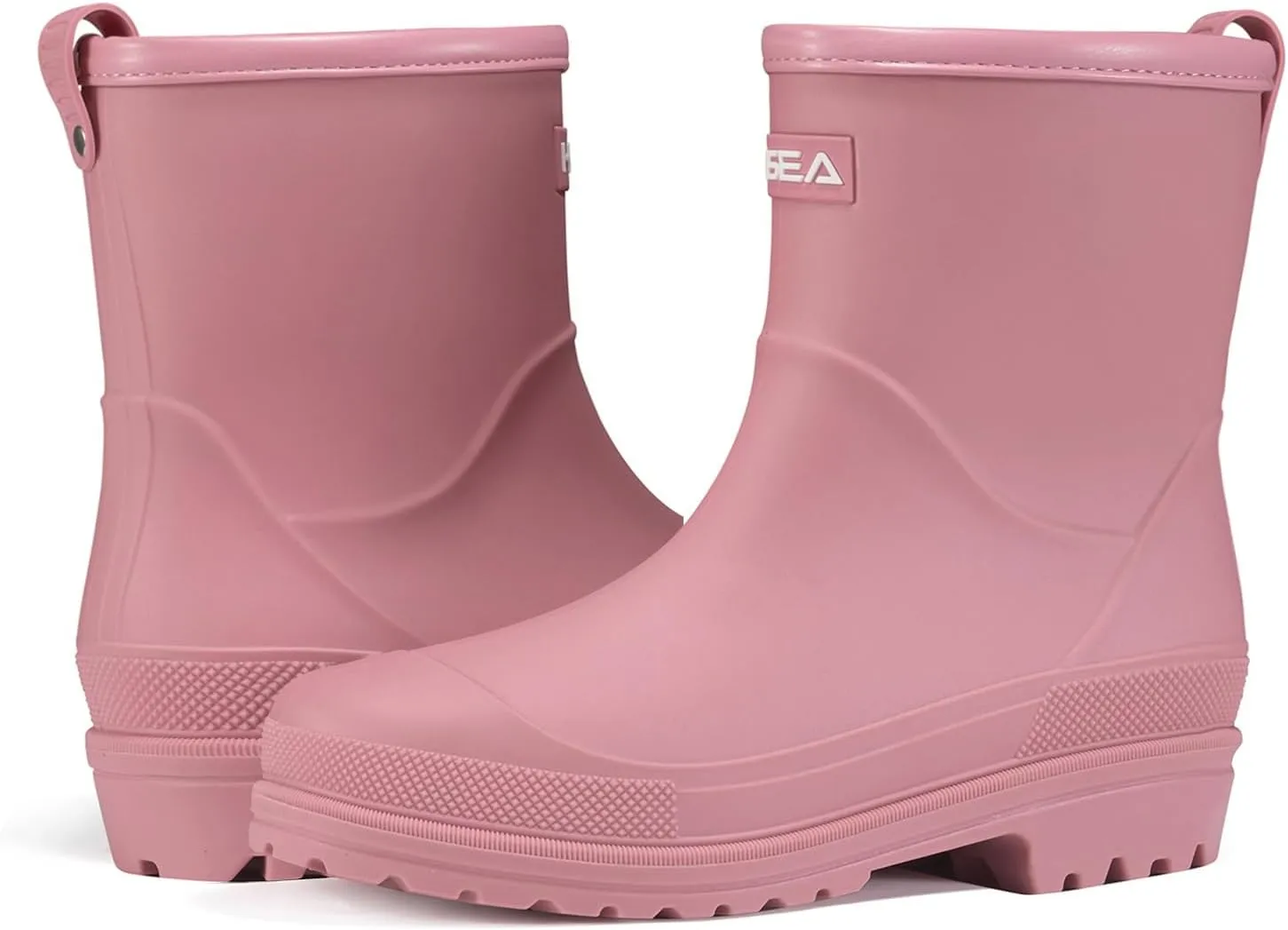HISEA Women's Rubber Rain Boots Waterproof Short Chelsea Boots for Garden Outdoor