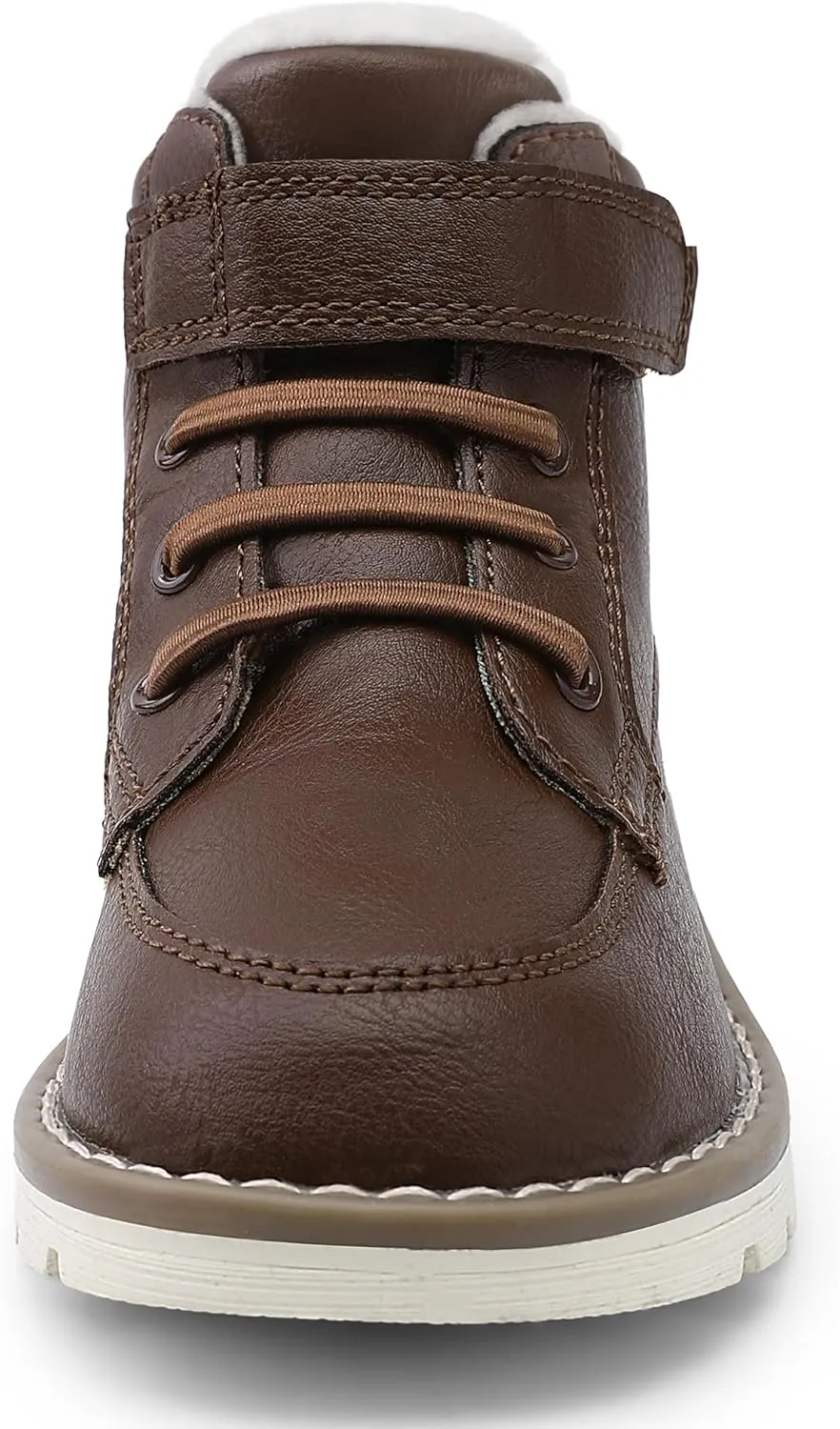 HOMEHOT Boys Fashion Boots High Top Sneakers Faux Leather (toddller/littile kids)
