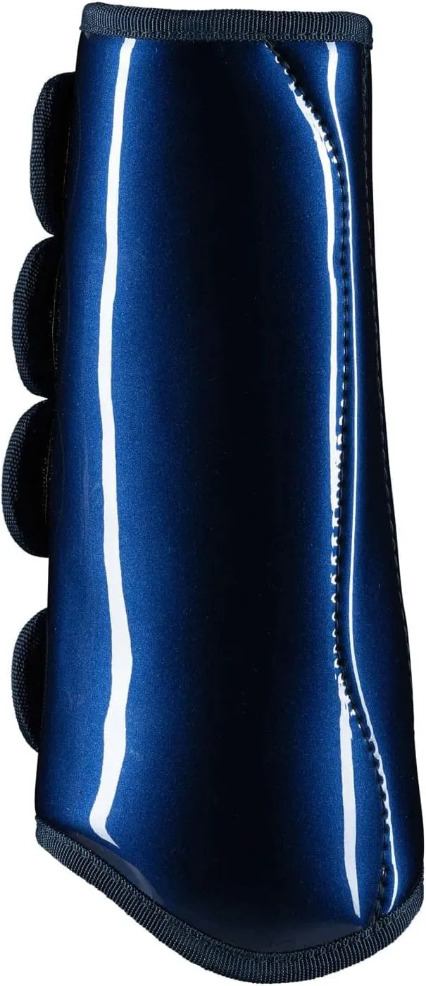 HORZE Protection Boots with Glitter - Dark Blue - Pony