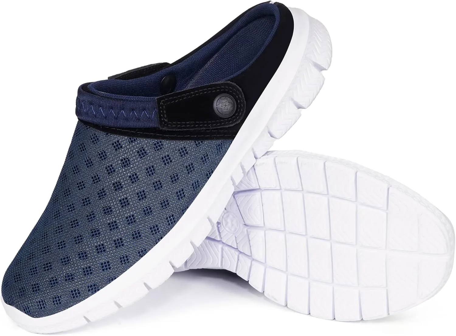 Hsyooes Mens Womens Mules & Clogs Garden Shoes Summer Breathable Mesh Slippers Non-Slip Outdoor Beach Sandals Unisex