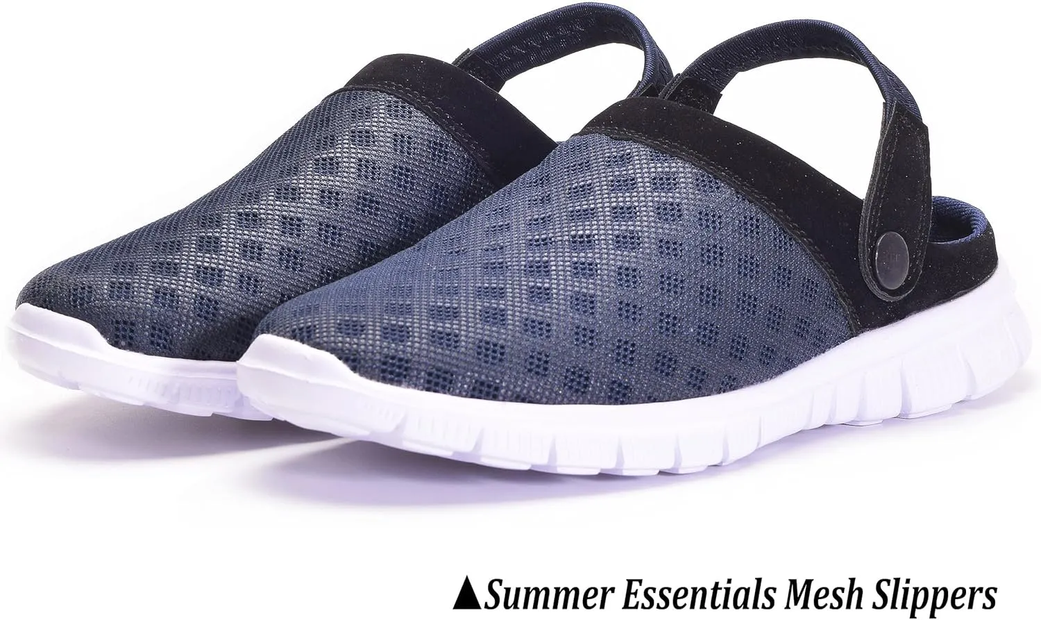 Hsyooes Mens Womens Mules & Clogs Garden Shoes Summer Breathable Mesh Slippers Non-Slip Outdoor Beach Sandals Unisex