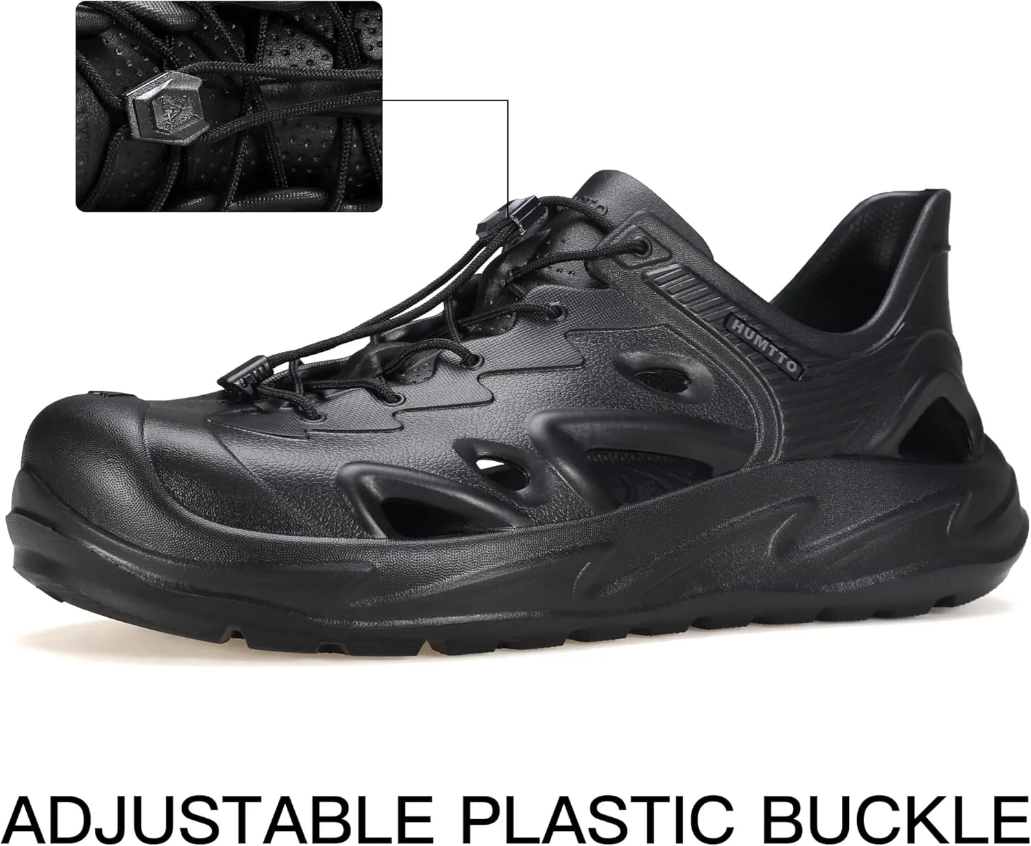 HUMTTO Men's Summer Sports Sandals Breathable Quick-Drying Soft Bottom Slippers Outdoor Wading Tracing Beach Shoes Water Activities Shoes