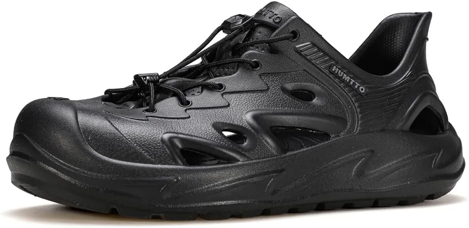 HUMTTO Men's Summer Sports Sandals Breathable Quick-Drying Soft Bottom Slippers Outdoor Wading Tracing Beach Shoes Water Activities Shoes
