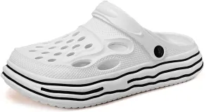HYDLONGR Men's Women's Summer Lightweight Breathable Garden Shoes Hole Sandals Clogs Shoes
