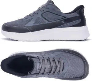 IIV Mens Wide Toe Box Walking Shoes | Zero Drop Sole | Arch Support Insole | Wide Minimalist Slip On Tennis Sneakers