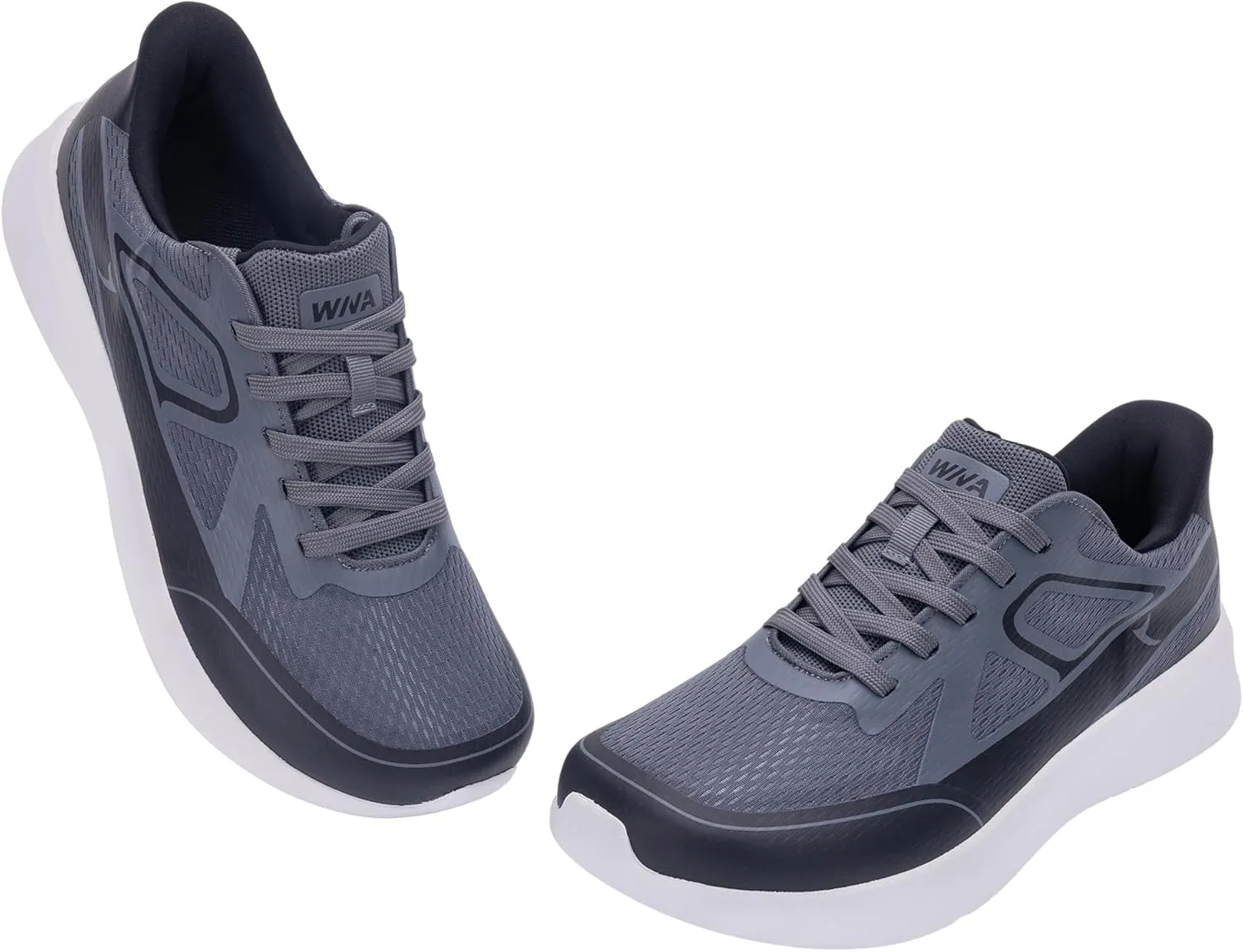 IIV Mens Wide Toe Box Walking Shoes | Zero Drop Sole | Arch Support Insole | Wide Minimalist Slip On Tennis Sneakers
