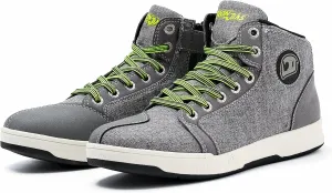 IRON JIA'S Motorcycle Shoes for Men, Breathable Anti-Slip Protective Gear, Powersport Casual Motorcycle Riding Boots (Grey 11)