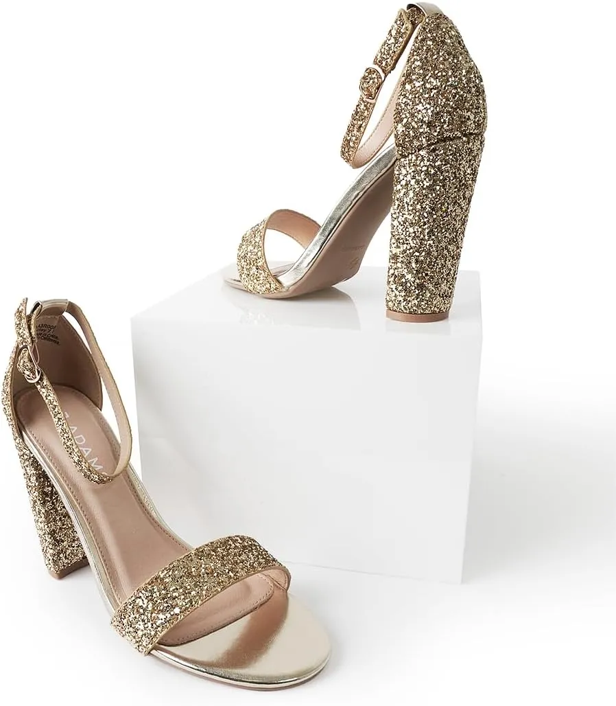 J. Adams Shirley Heels for Women - Ankle Strap High Heel Dressy Sandals