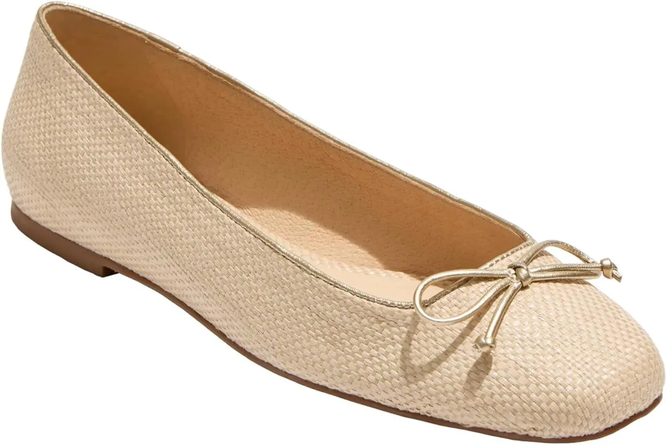 Jack Rogers Women's Kenlyn Ballet-Rattan Flat
