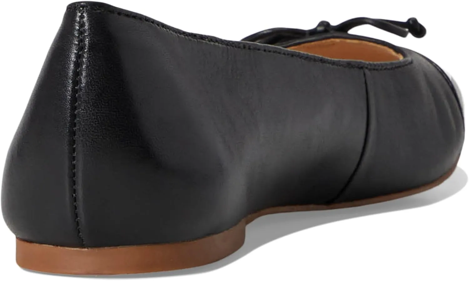Jack Rogers Women's Kenlyn Cap Toe Ballet-Leather/Patent Flat