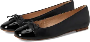 Jack Rogers Women's Kenlyn Cap Toe Ballet-Leather/Patent Flat