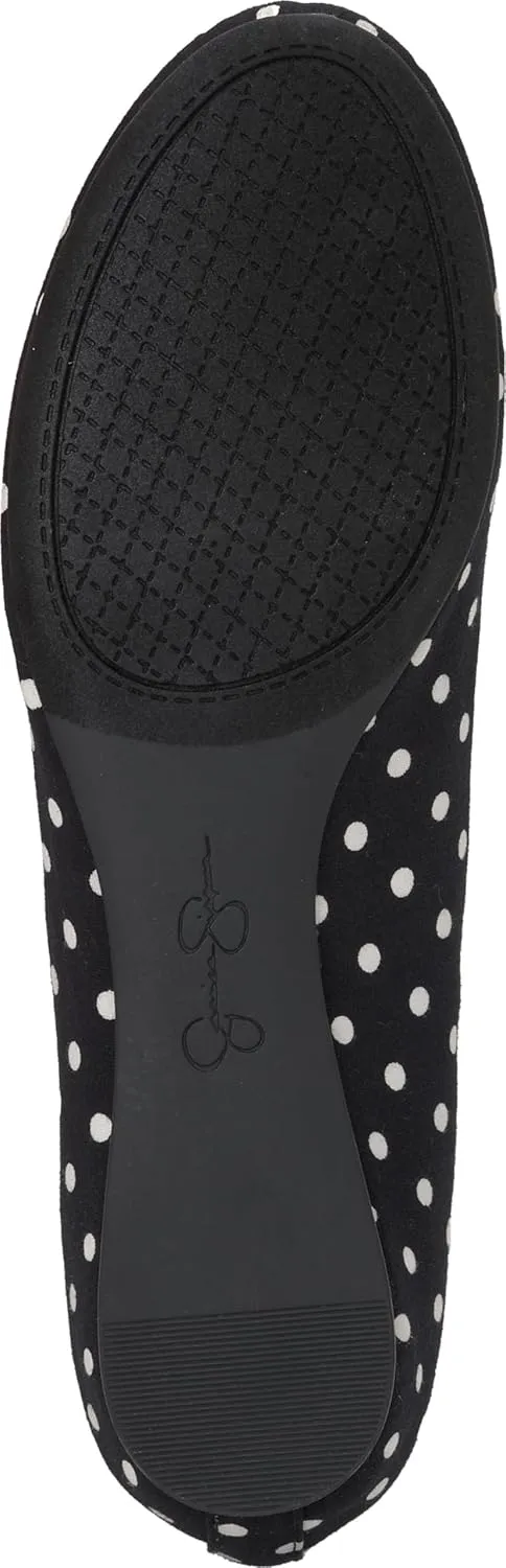 Jessica Simpson Mandayss Women's Pull-On Criss-Cross Ankle Ballet Flats Shoes