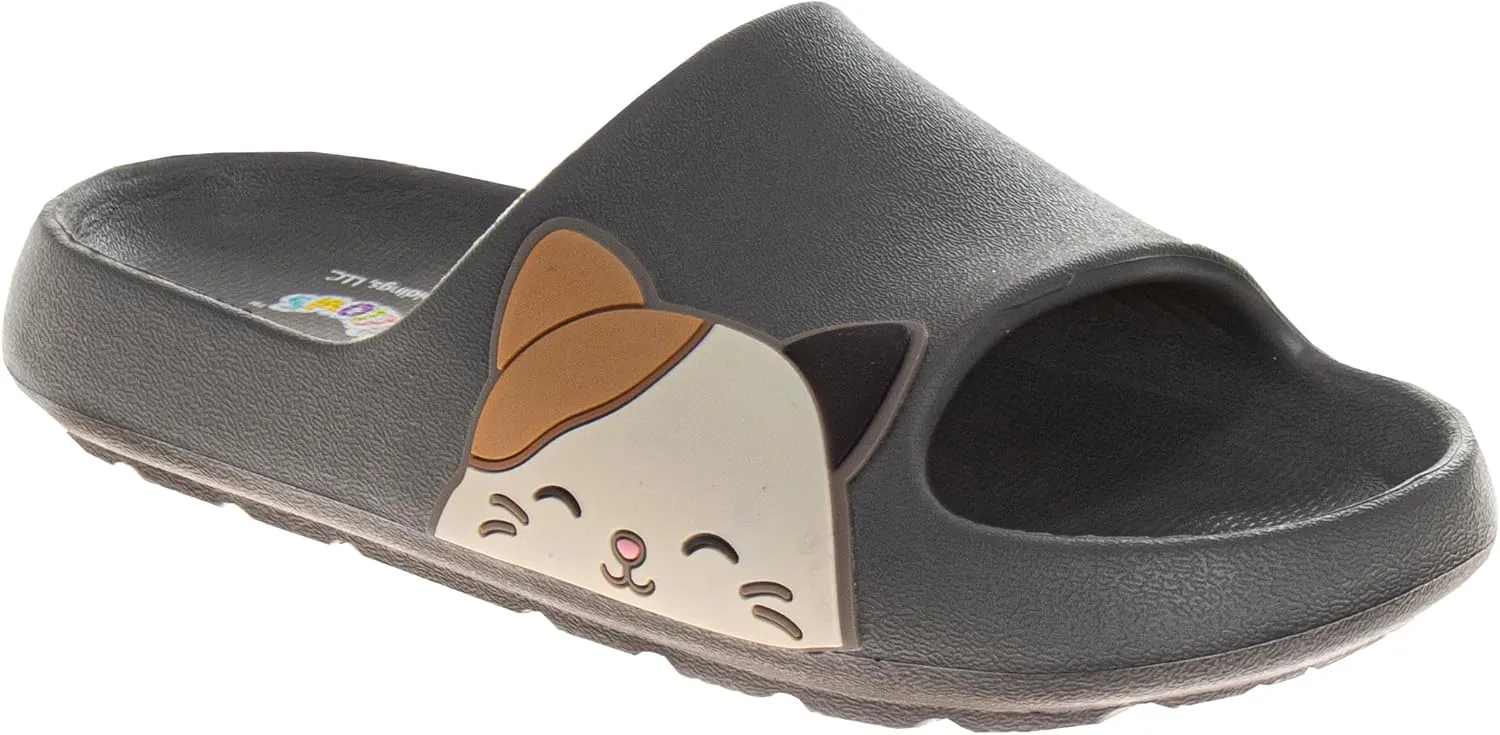 Josmo Squishmallows Slides Open Toe Sandals - Breathable Slip-On Sandals (Big Kids - Adults)