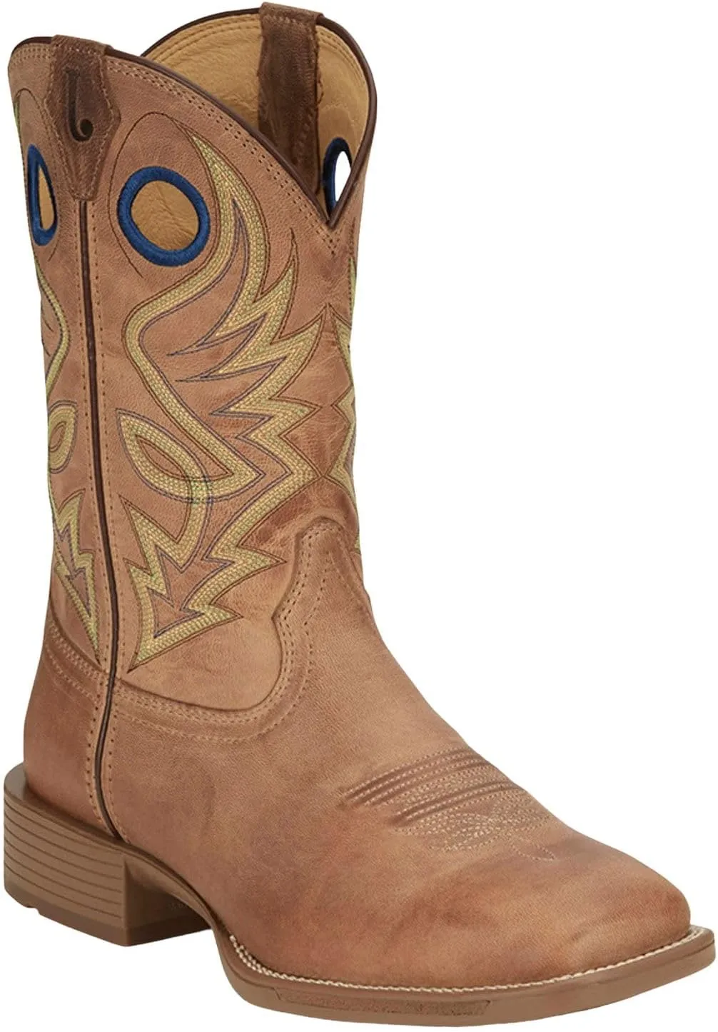Justin Pickett 11" Western Men's Boots - Durable Leather Cowboy Footwear, Classic Style for Rodeo & Ranch, Comfortable Fit