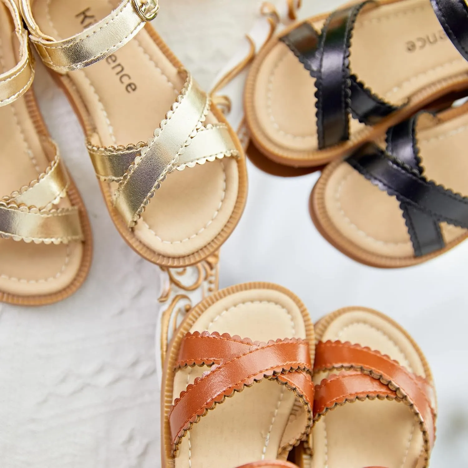 Kiderence Toddler Girls Sandals Little Girls Kids Shoes Girls Sandals Toddler