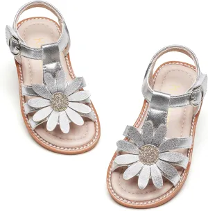 Kiderence Toddler Girls Sandals Little Girls Kids Summer Shoes Toddler Sandals