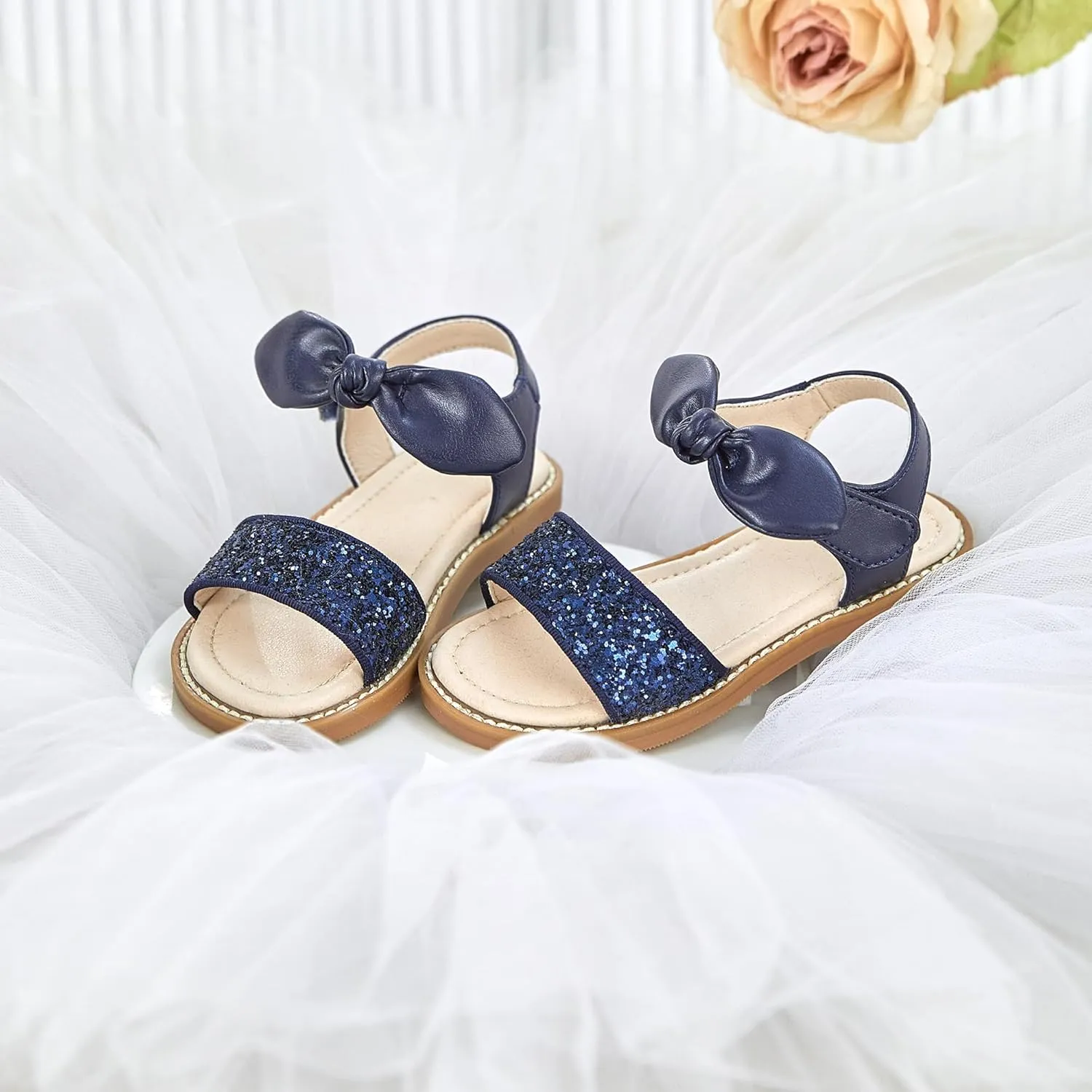 Kiderence Toddler Girls Sandals Little Girls Kids Summer Shoes Toddler Sandals