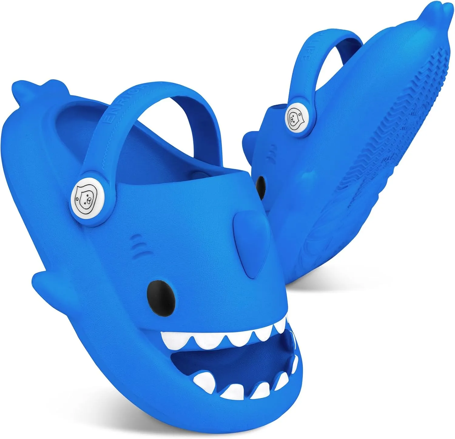 Kids Shark Slides丨Pillow Shower Sandals Quick Dry Slippers丨Toddler Boys Girls Comfy Cloud Slides丨Summer Non-Slip Thick Sole Beach Pool shoes