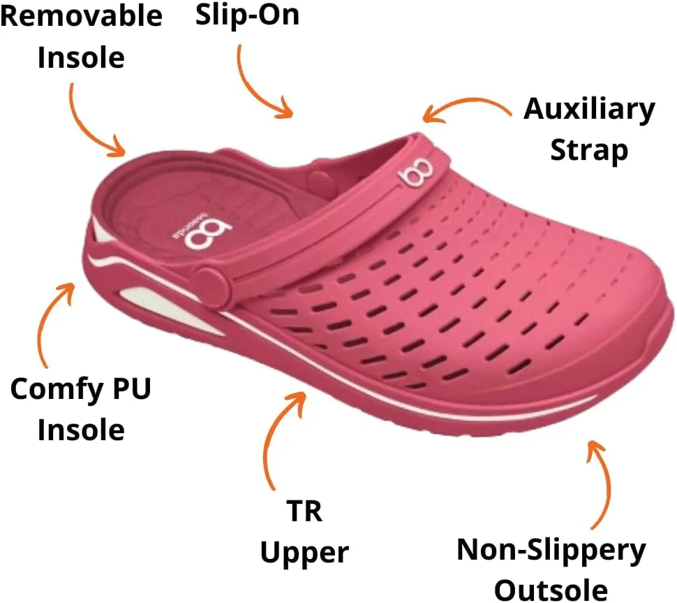Kin - Women’s Clogs | Comfortable Waterproof Clogs for Women for Everyday Use | Durable and Lightweight Women’s Slip-On Shoes Made with Flexible Rubber for a Soft and Adaptive Fit