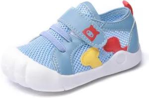 Kuner Baby Sandals Non-Slip Soft Sole Toddler Water Shoes Breathable Mesh Boys and Girls Toddler Sandals Lightweight Baby First Walking Shoes