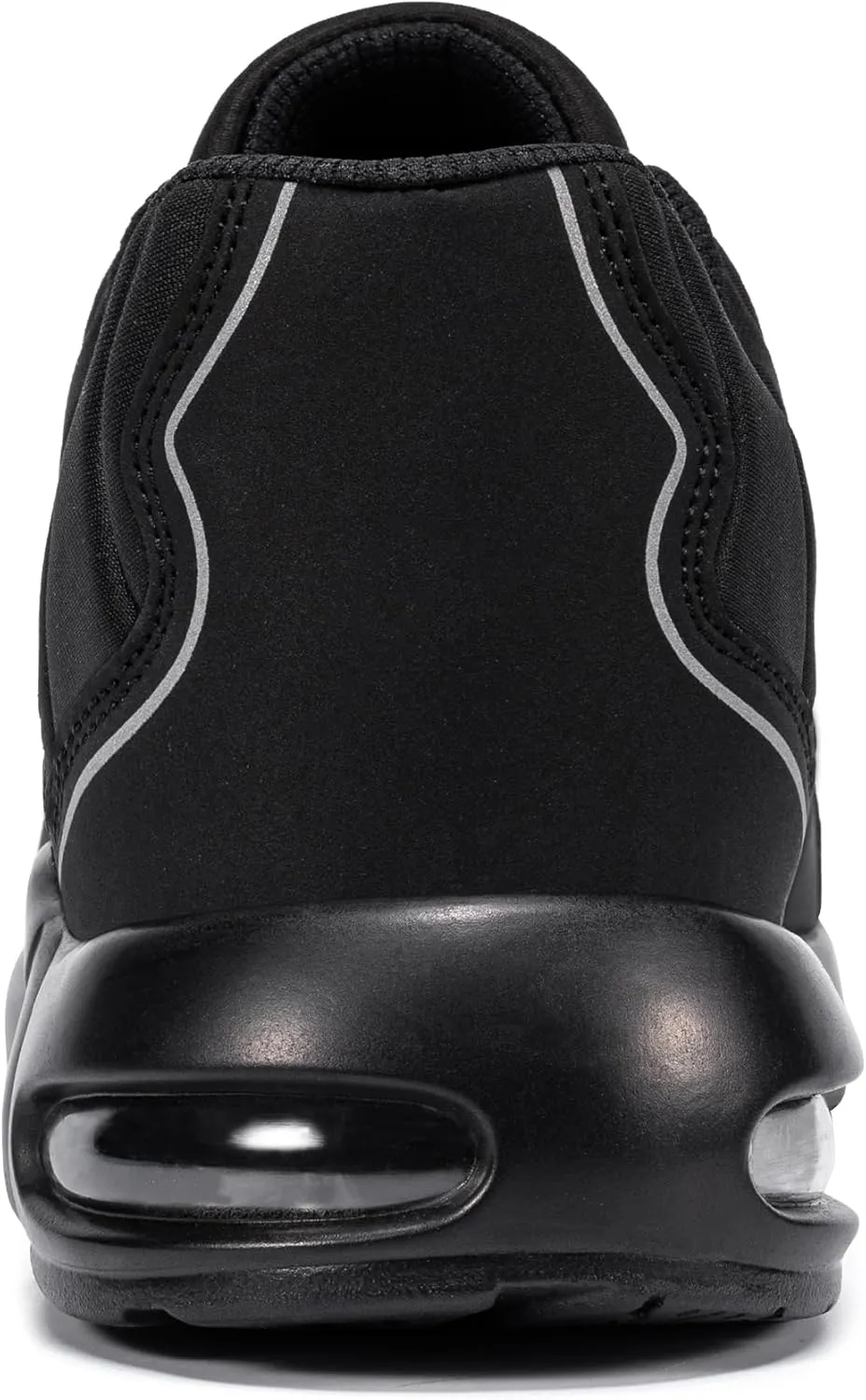 LARNMERN Air Cushion Steel Toe Shoes for Men Wide Women Lightweight Puncture Proof Work Safety Sneakers Breathable Slip Resistant Tennis Shoe