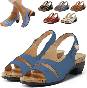 Libiyi Women's Comfy Orthotic Sandals,Libiyi Women's Ultra-Comfy Breathable Sandals,Vintage Orthotic Sandal for Women