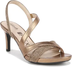LifeStride Women's Mia Glitz Strappy Heeled Dress Sandals