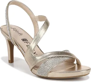 LifeStride Women's Mia Glitz Strappy Heeled Dress Sandals