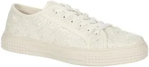 Limelight Lacy - Women's Casual Lace-Up White Lace Fashion Sneakers