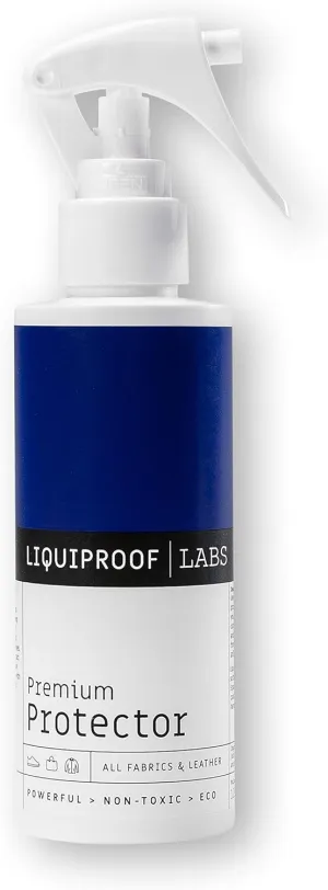 Liquiproof LABS Premium Protector Spray 125ml - long lasting waterproof and stain protection for leather, suede, nubuck, sheepskin and fabrics. For use on shoes, handbags, trainers, boots, clothes etc