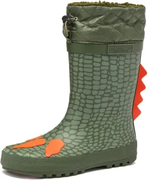 LONDON FOG Toby Boys Girls Snow Boots and Rain Boots - Insulated Winter Waterproof Boys Girls Snow Boots - Little Kid and Big Kid Sizes 11 to 7