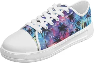 Low Tops Canvas Shoes for Women Girl Classic Lace Up Fashion Sneaker Street Casual Canvas Shoes No Laces 5.5-13.5