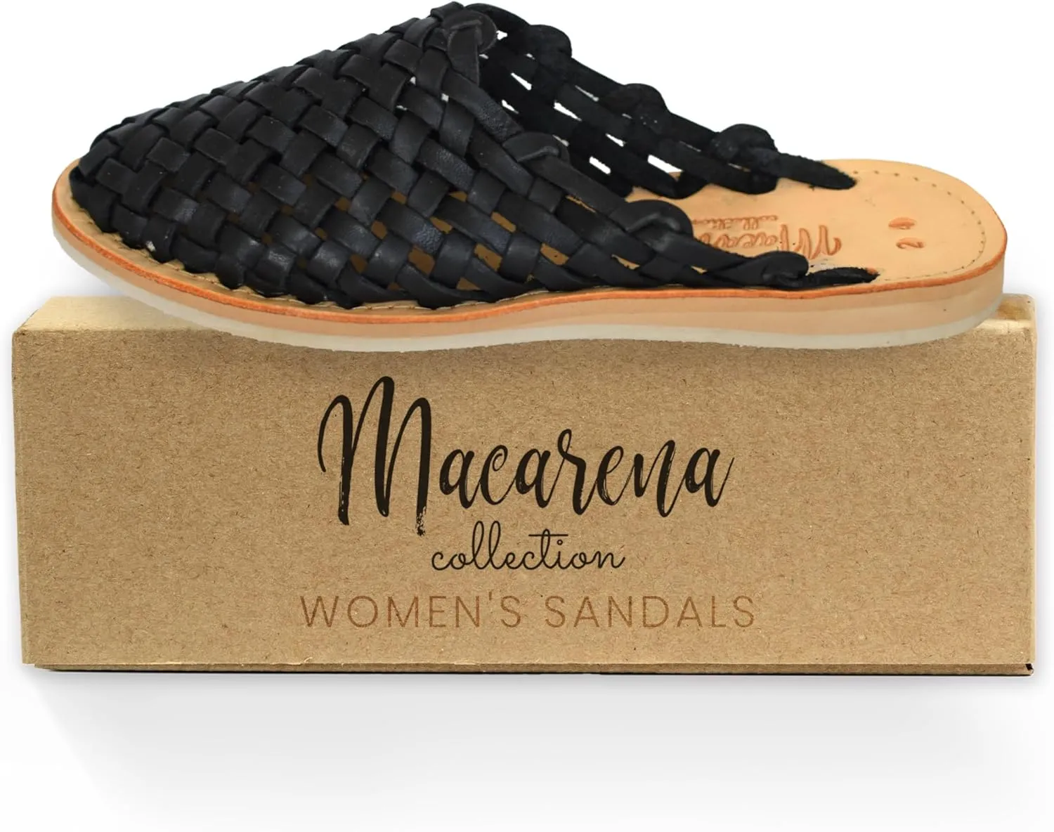 Macarena Collection Womens Shoes Leather Sandals for Women | Huarache Handmade Mexican Sandals | Comfortable & Stylish Womens Sandals Panal