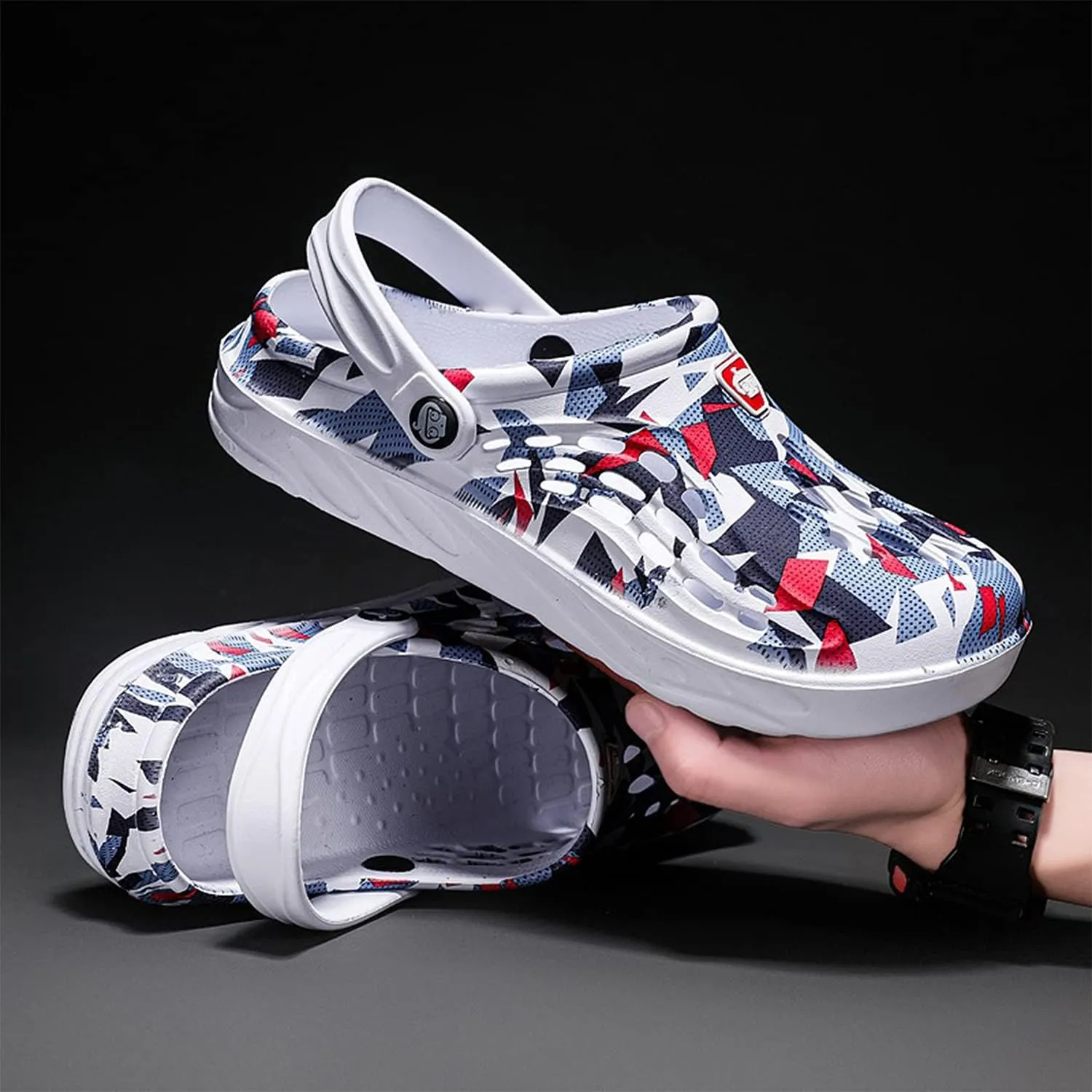 Meidiastra Unisex-Adult Clogs Sandals Summer Breathable Garden Shoes Indoor Outdoor Slippers Mules Footwear