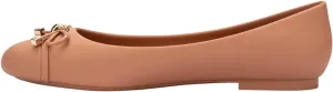 Melissa Doll V Jelly Flats for Women - Soft & Flexible Ballet Flats for Women, Bow Applique, Slip-on Closed-Toe Jelly Shoes