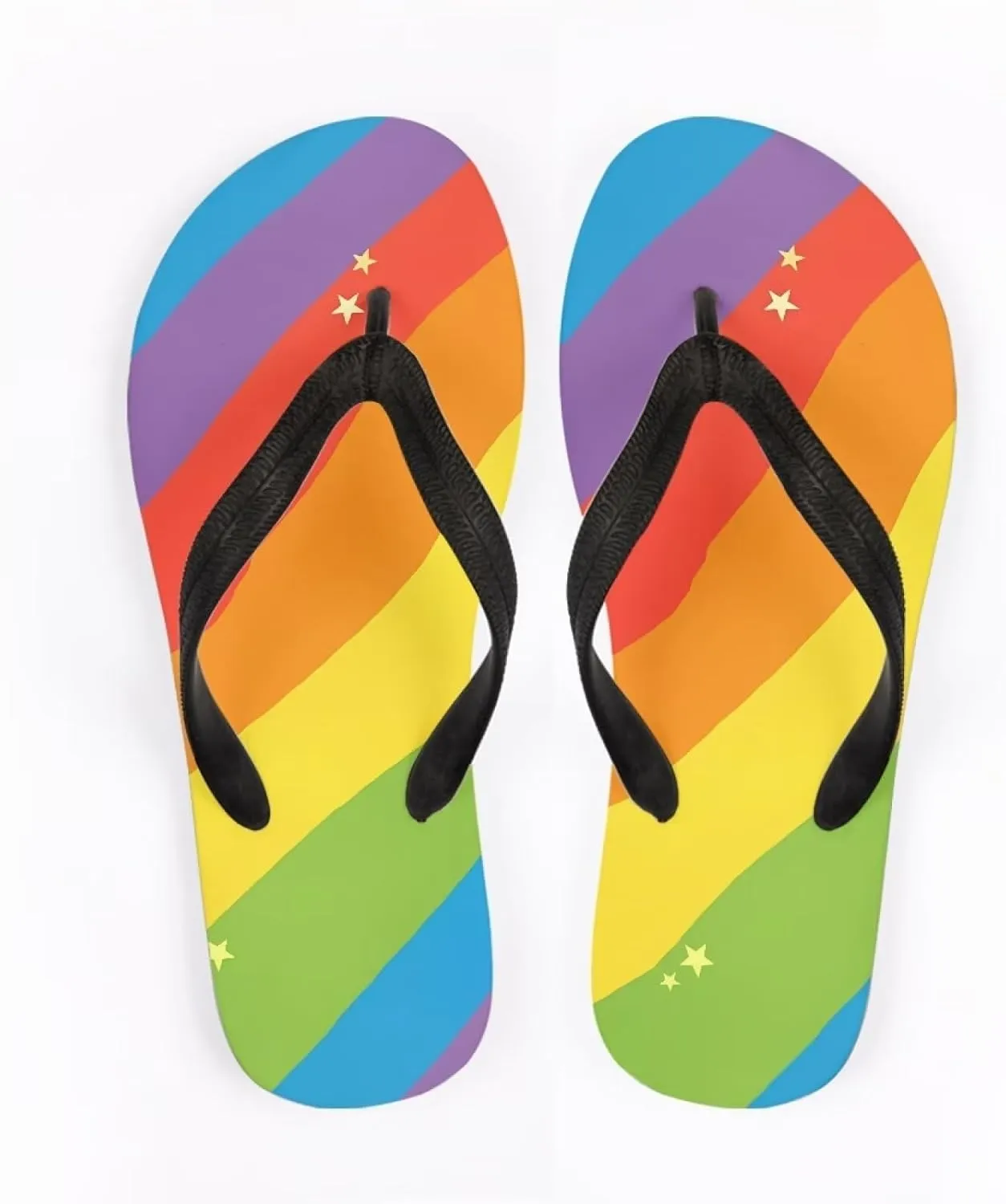 Men American Flag Flip Flop Sandal, Daisy Classic Thongs Sandals for Beach Men's Comfortable Flip Flops Sandals