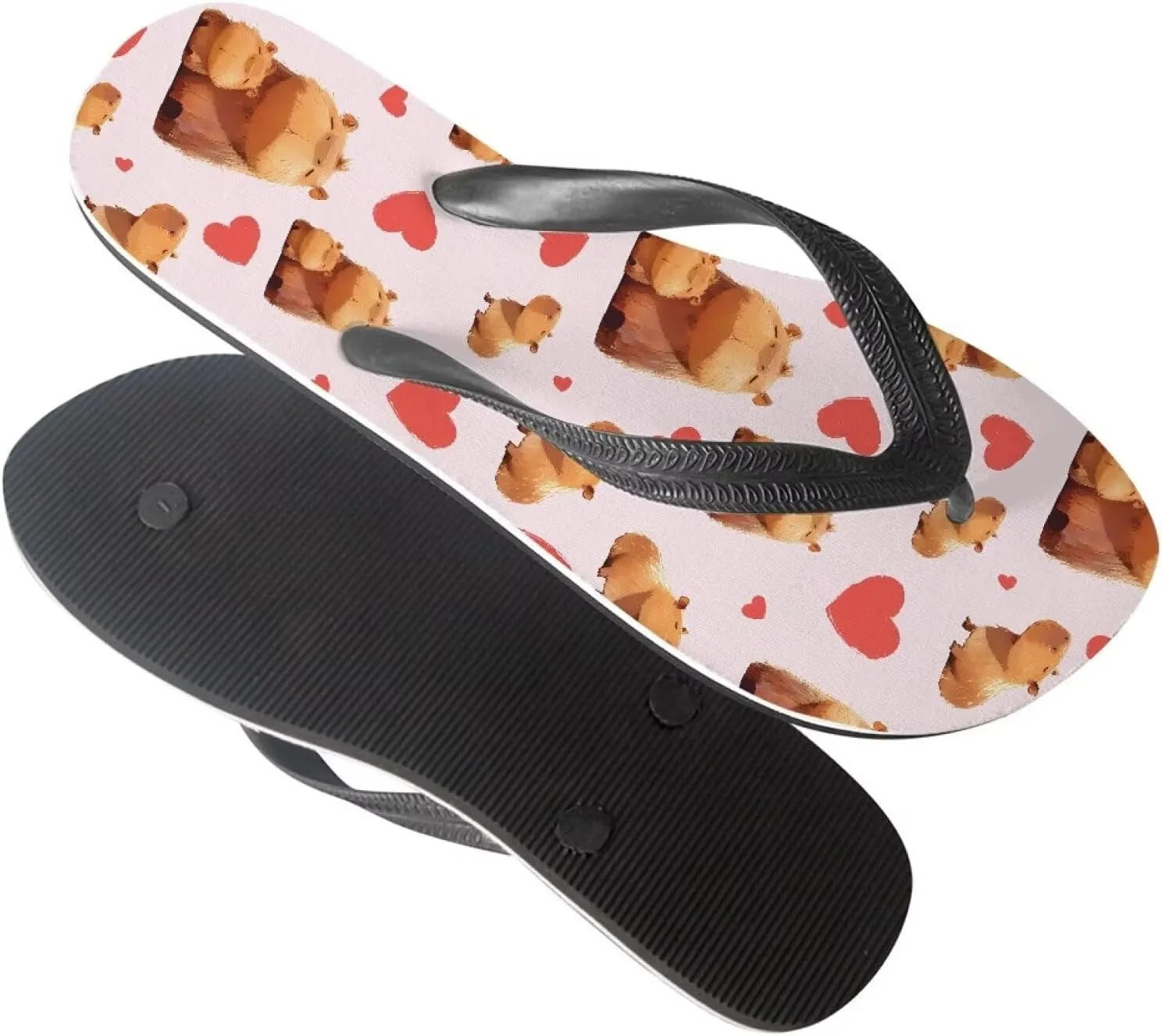 Men American Flag Flip Flop Sandal, Daisy Classic Thongs Sandals for Beach Men's Comfortable Flip Flops Sandals