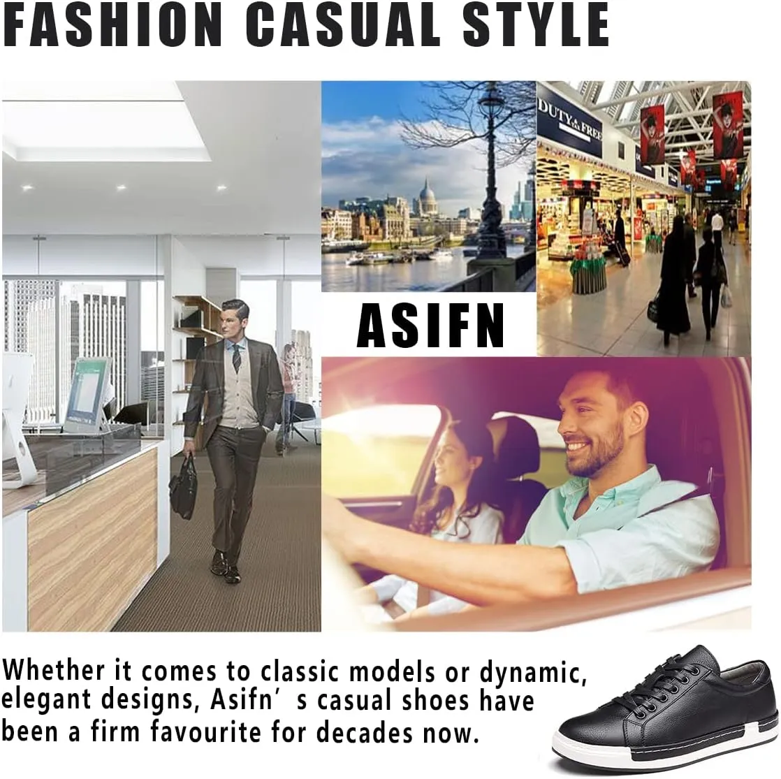 Men Leather Casual Shoes Lace-up Oxford Fashion Non-Slip Flats Trendy Business Comfortable Sneakers