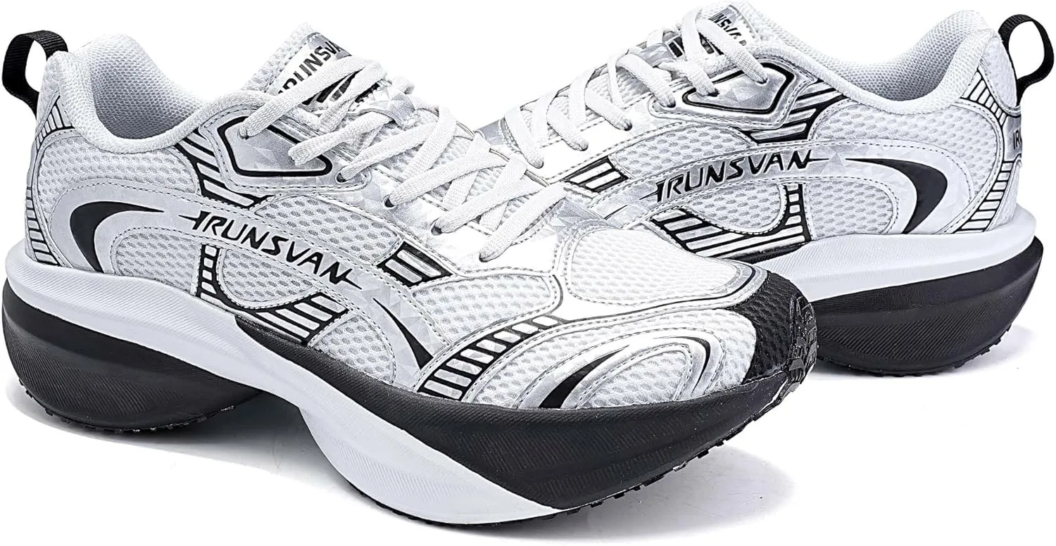 Men's and Women's Carbon Plate Running Shoes – Lightweight Cushioned Sneakers for Road Running, Jogging, Walking, Daily Fitness and Commuting