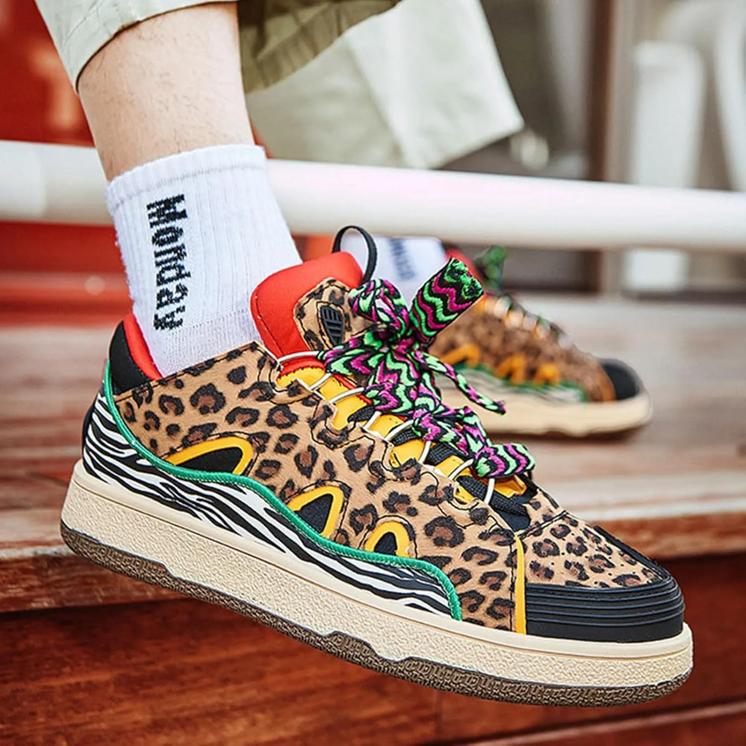 Men's and Women's Couple Trend Fashion Sneakers, Four Seasons Comfortable Wearable Slip-on Shoes, Street Style Shoes