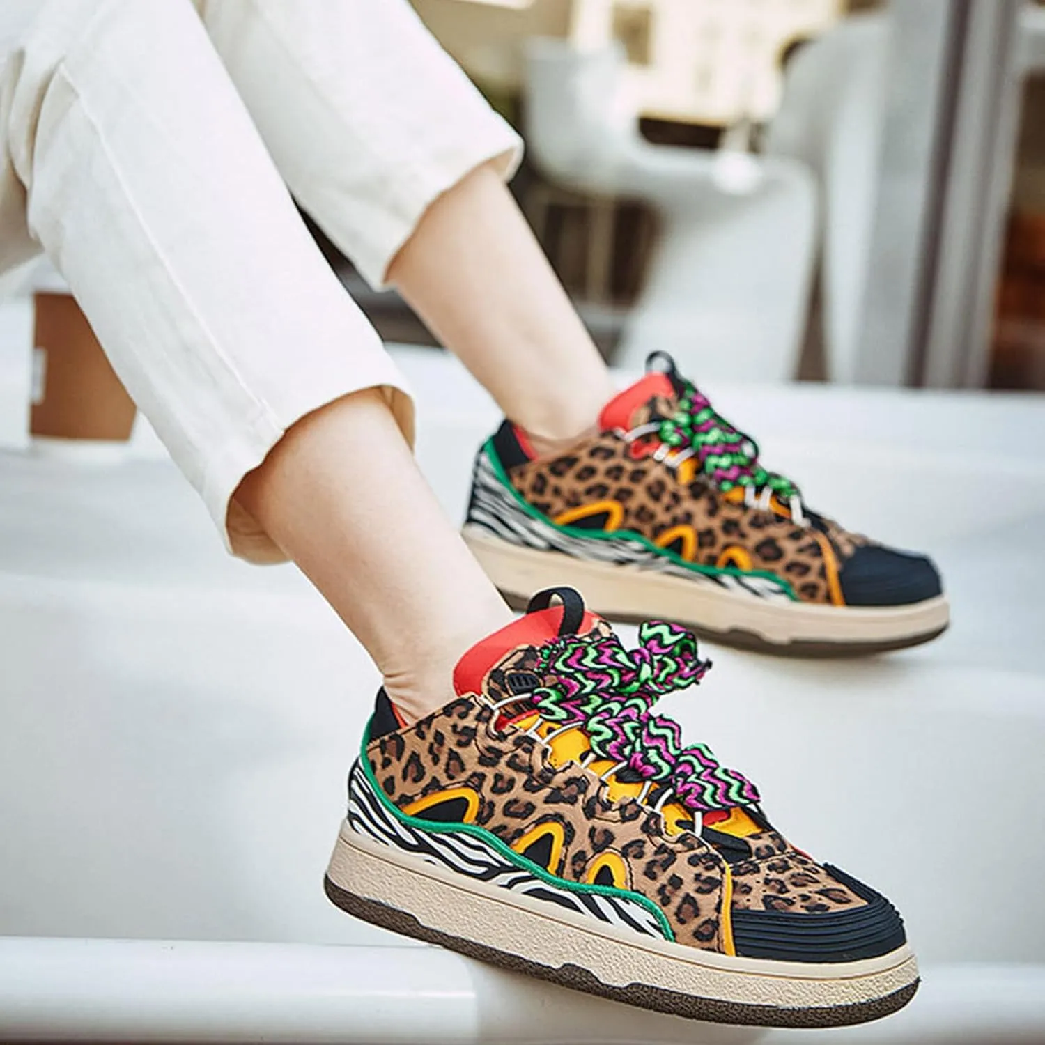 Men's and Women's Couple Trend Fashion Sneakers, Four Seasons Comfortable Wearable Slip-on Shoes, Street Style Shoes