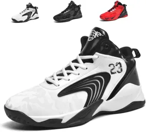 Men's Basketball Shoes,High Top Breathable Non Slip Fashion Sneakers for Men's Outdoor Activities, Sports, Fitness, and Casual Wear