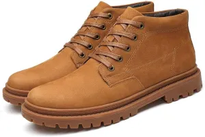 Men's Boots Winter Outdoor Hiking Shoes Fur Lined Booties Non-Slip Lightweight Winter Working Shoes
